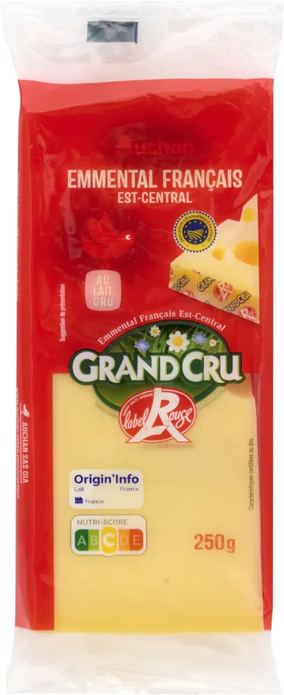 Emmental francaisest-centralau lait cru