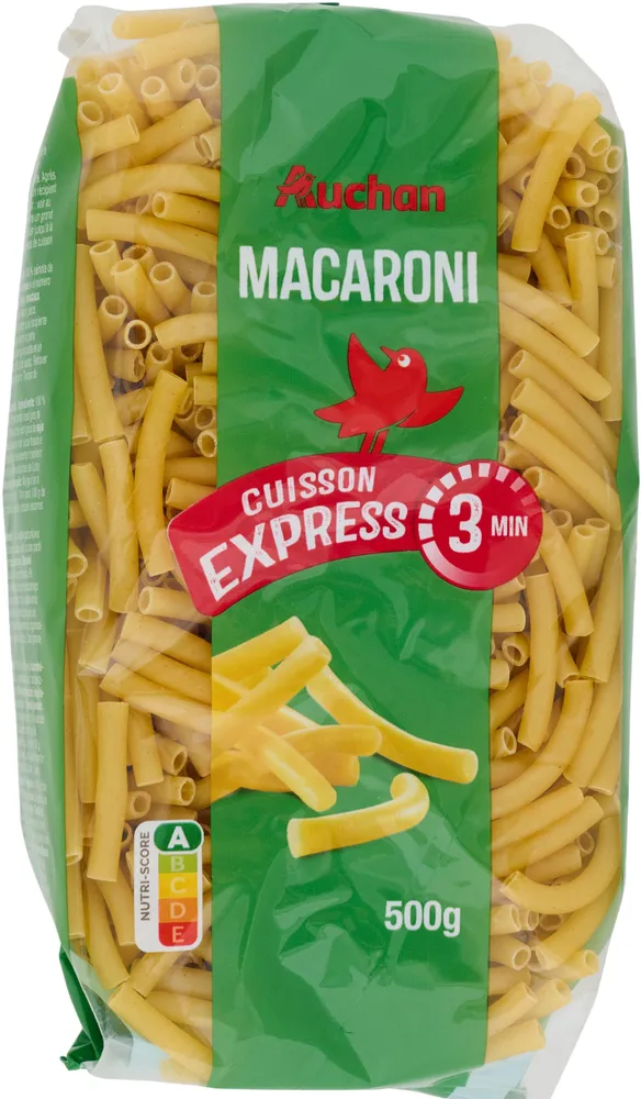 Macaroni cuisson express 3 min