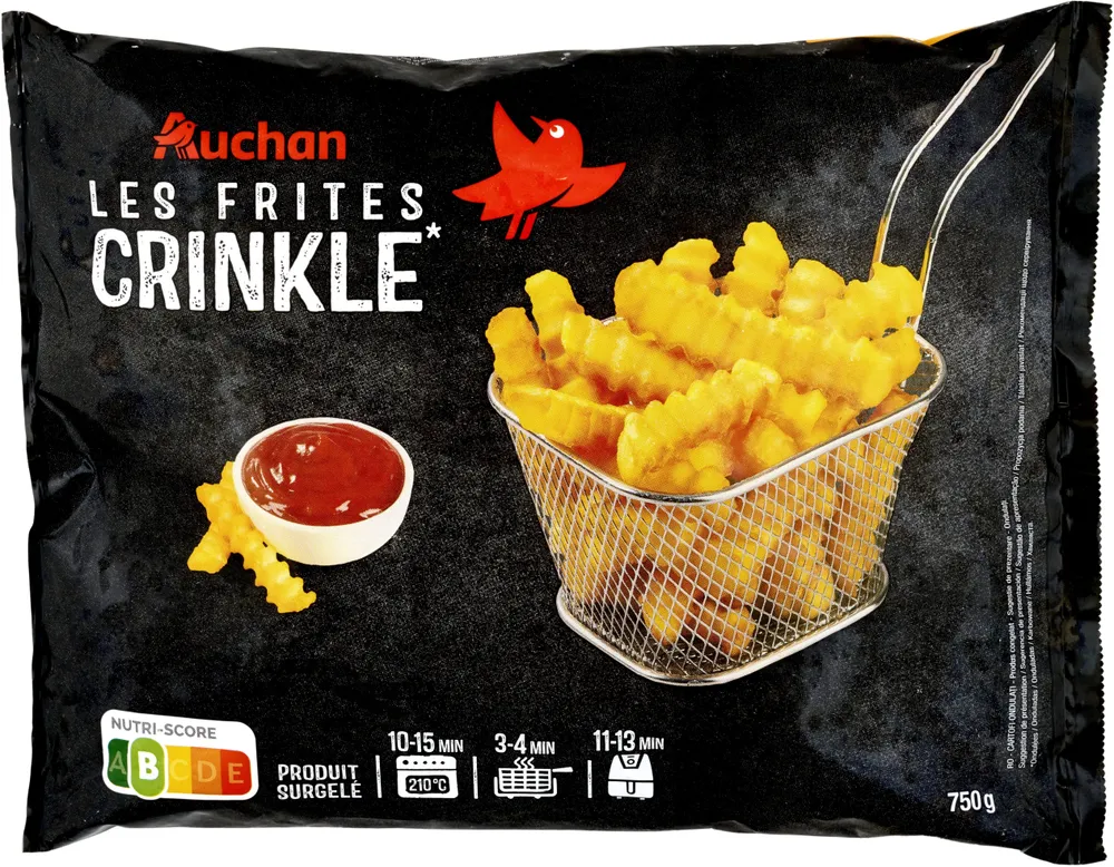 Les frites Crinkles