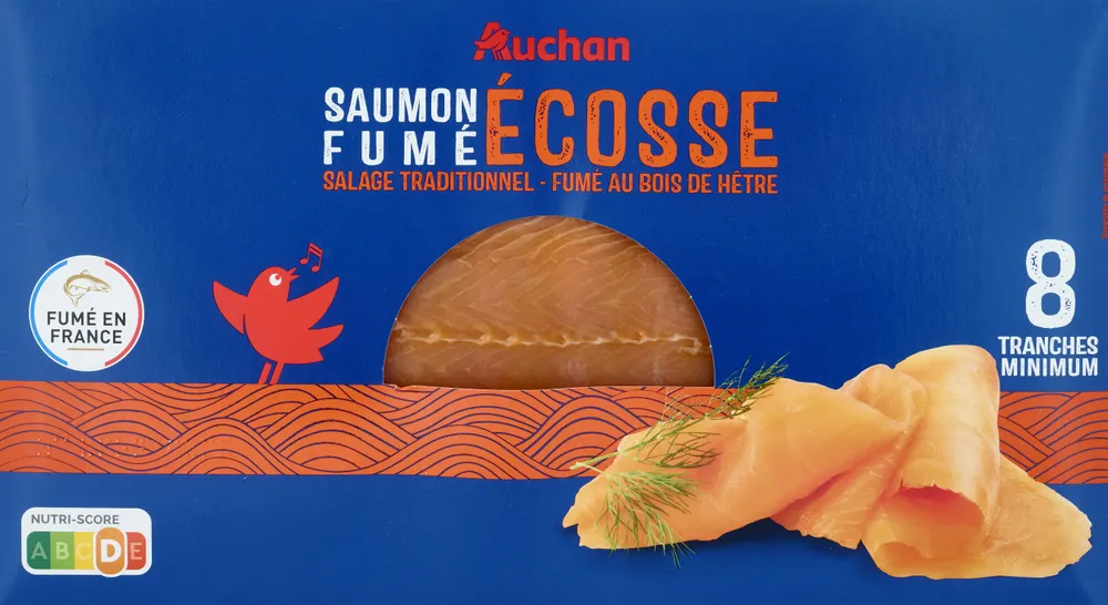 saumon fumé Ecosse salage traditionnel - fumé au bois de hêtre
