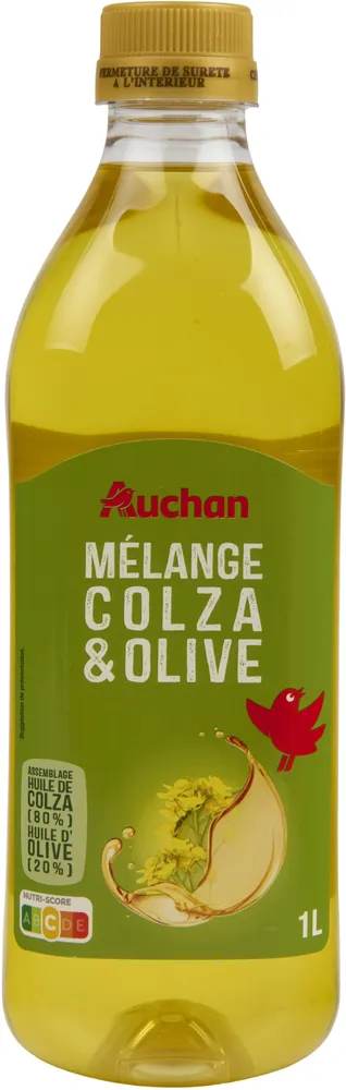 Mélange Colza et Olive - Assemblage d'huile de colza (80%) et d'huile d'olive (20%)