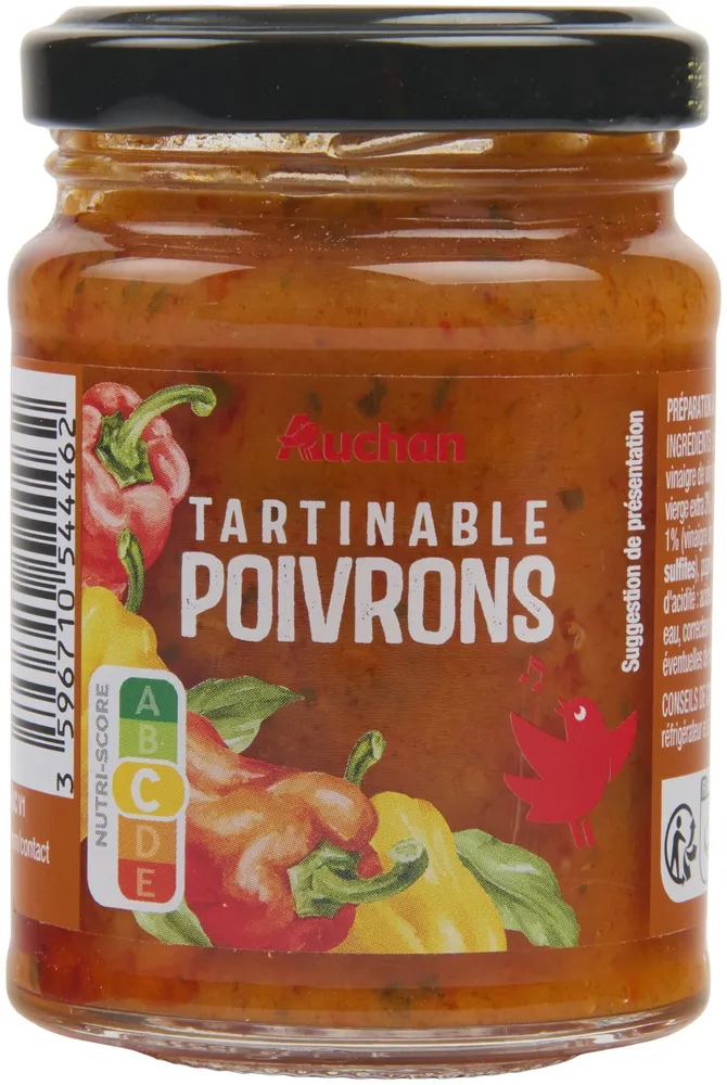 Tartinable poivrons