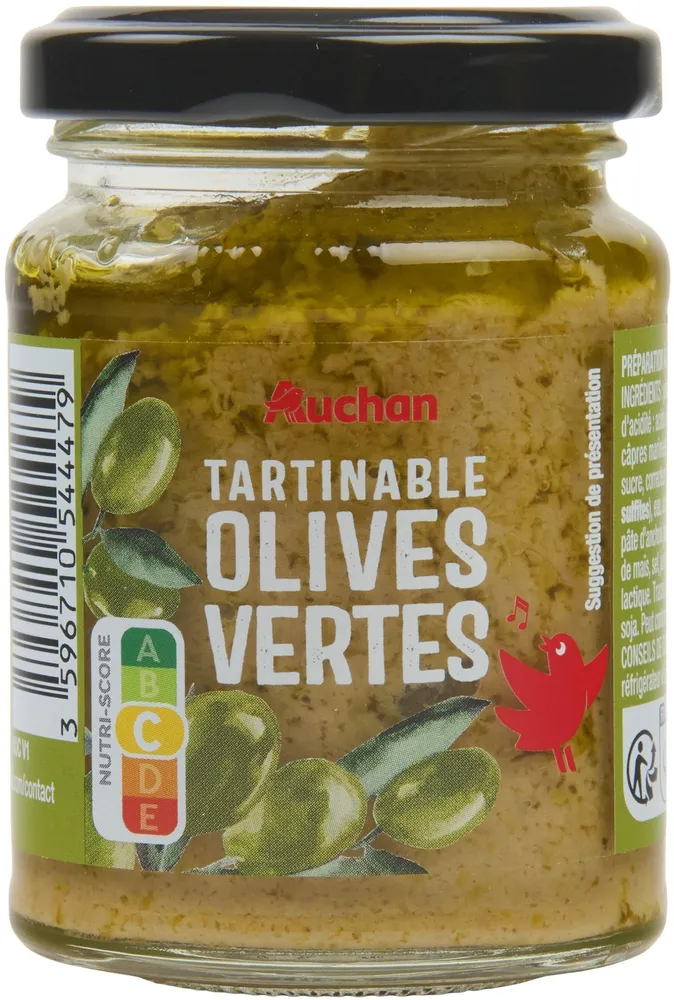 Tartinable olives vertes