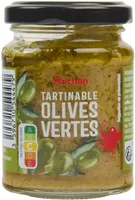 Tartinable olives vertes