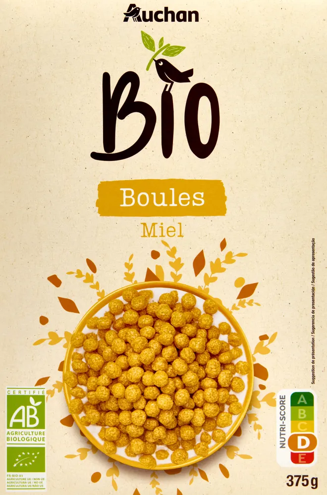 Céréales Boules miel bio