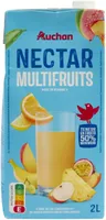 Nectar Multi fruits - A base de jus concentrés et de purées partiellement concentrée - teneur en fruits 50% minimum. Riche en vitamine A.
