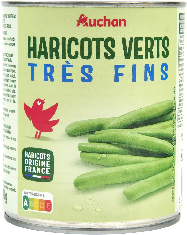 Haricots verts très fins