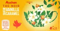 Thé noir saveur vanille caramel