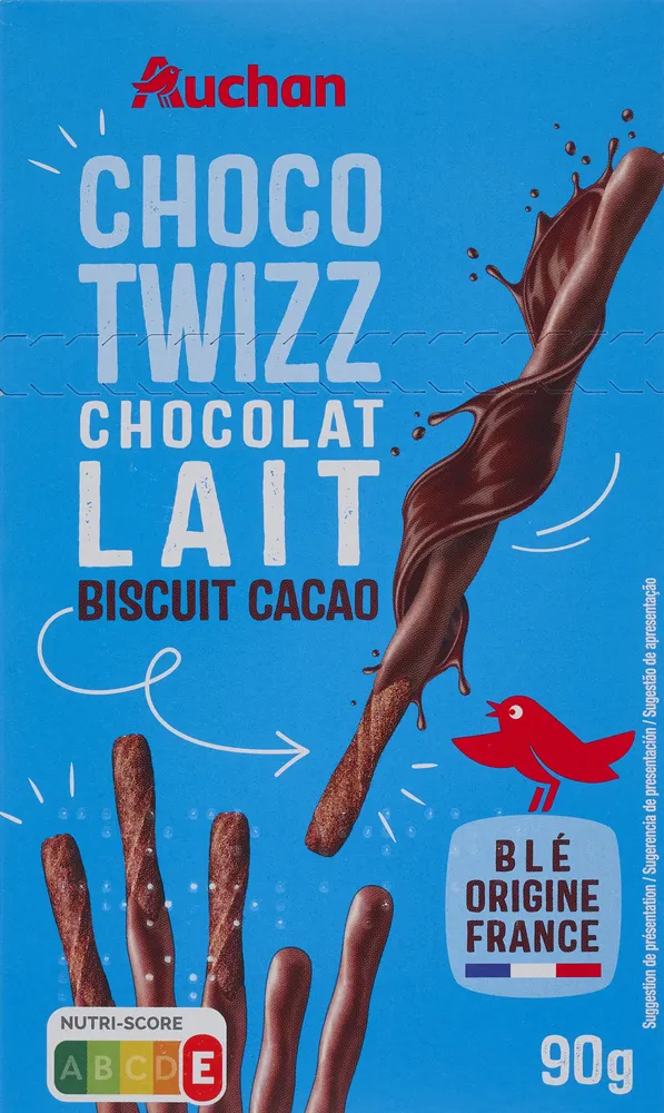 Choco twizz chocolat lait biscuit cacao