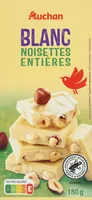 BLANC et NOISETTES ENTIERES