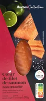 Coeur de filet de saumon Non Tranchésalage traditionnel au sel secfumé au bois de hêtre.