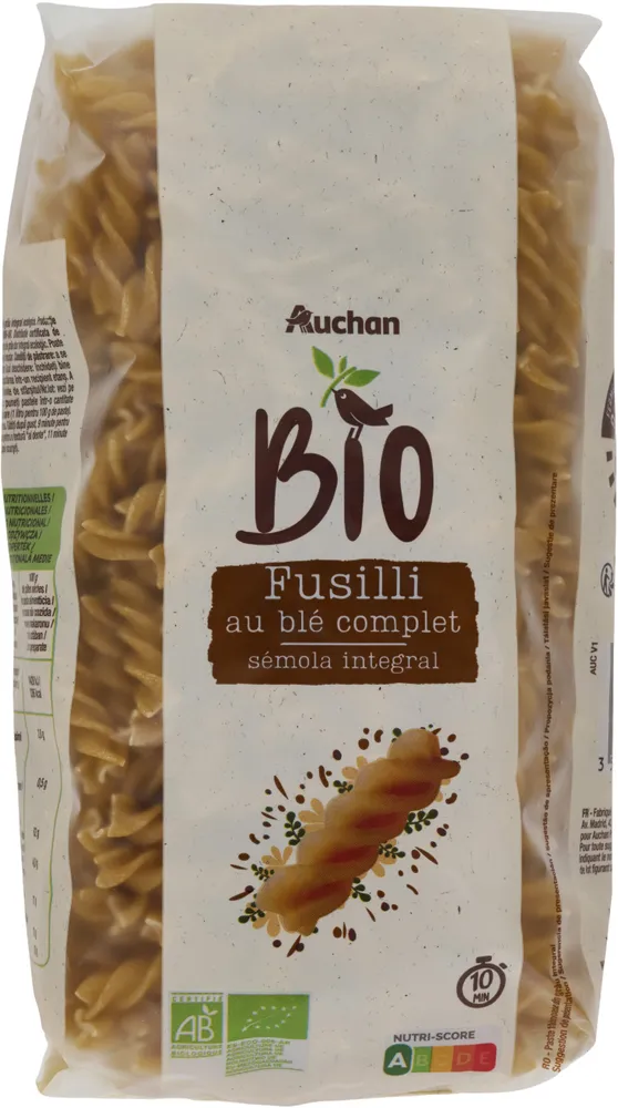 Fusilli au blé complet