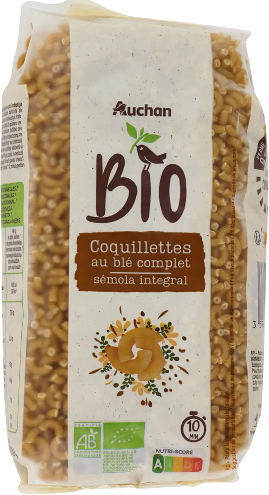 Coquillette au blé complet