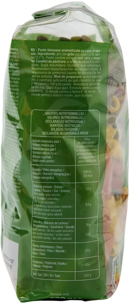 Macaroni tricolores
