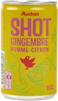 Shot pomme gingembre citron