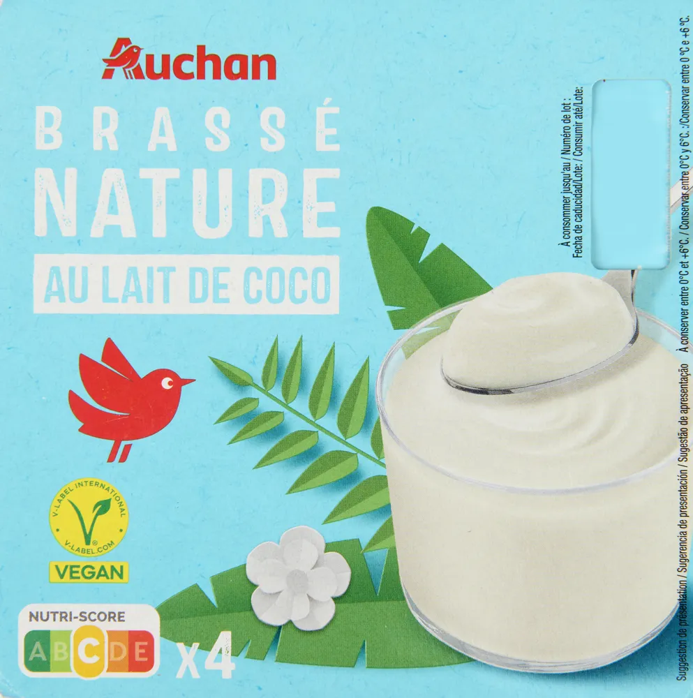 Brassé nature au lait de coco