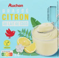 Brassé citron au lait de coco
