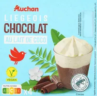 Liegeois chocolat au lait de coco