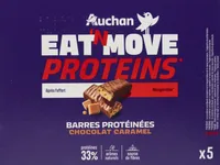 Eat'n move proteins* barres proteinees chocolat caramel
