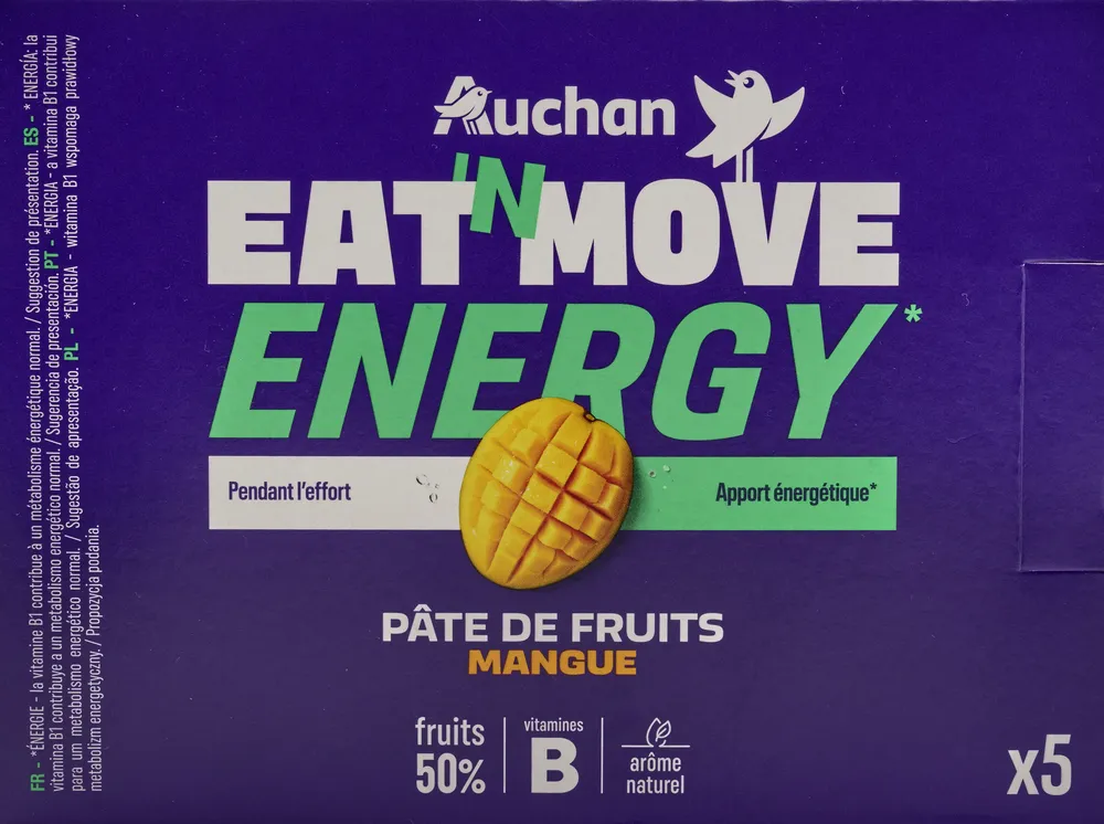EAT'N MOVEENERGY* - Pâte de fruits mangue