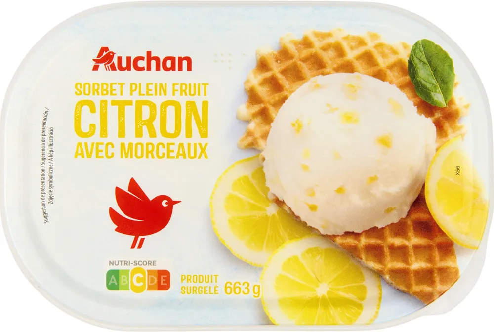 SorbetPlein fruit Citron