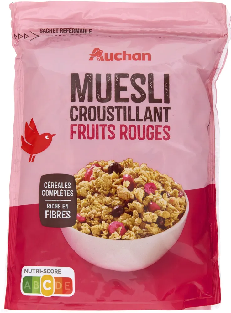 Müesli croustillant fruits rouges