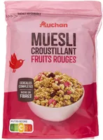 Müesli croustillant fruits rouges
