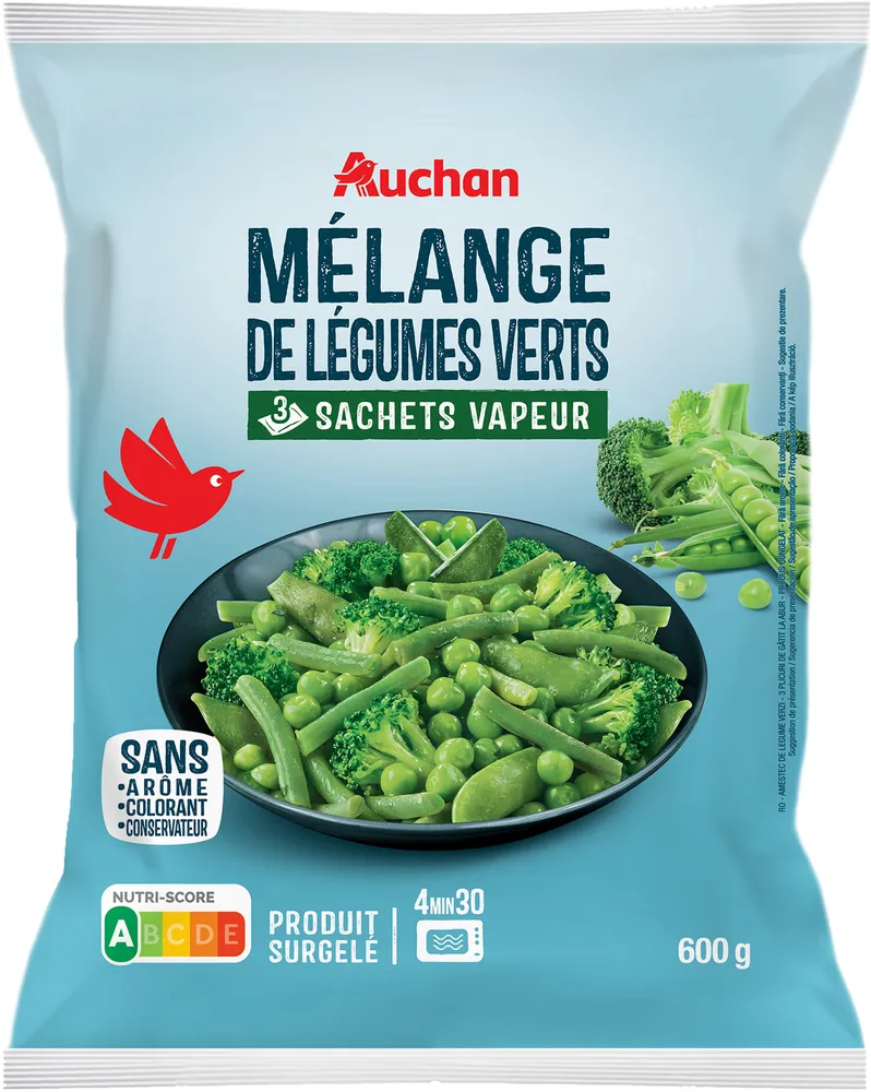 Melange de légumes verts