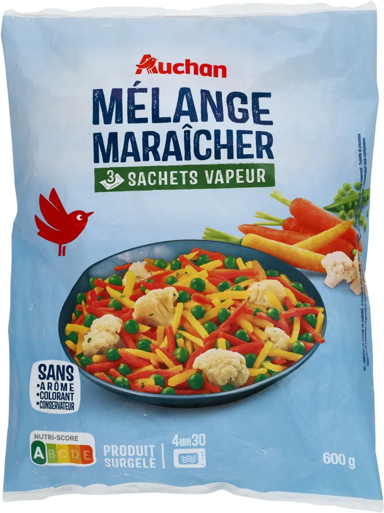 Mélange maraîcher 3 sachets vapeur