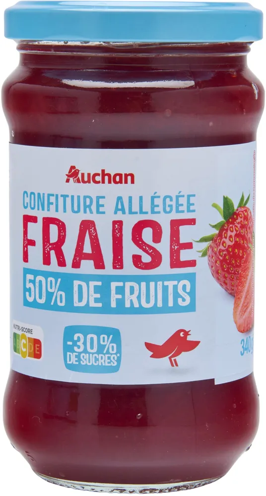 Fraise allégée de sucres
