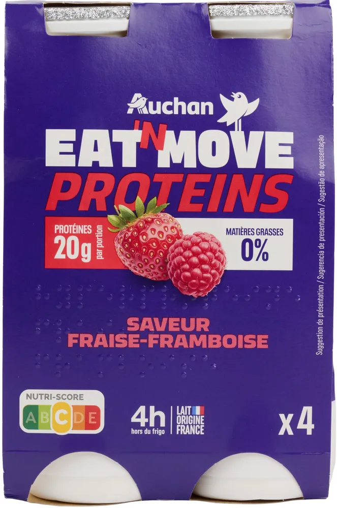 Eat'n Move Proteins saveur Fraise-Framboise