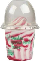 Sundae saveur vanille fraise