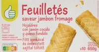 Feuilletés saveur jambon fromage