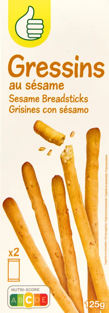 Gressins au sésame
