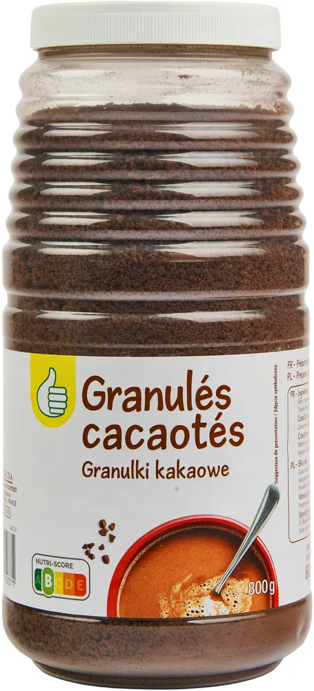 Granulés cacaotés