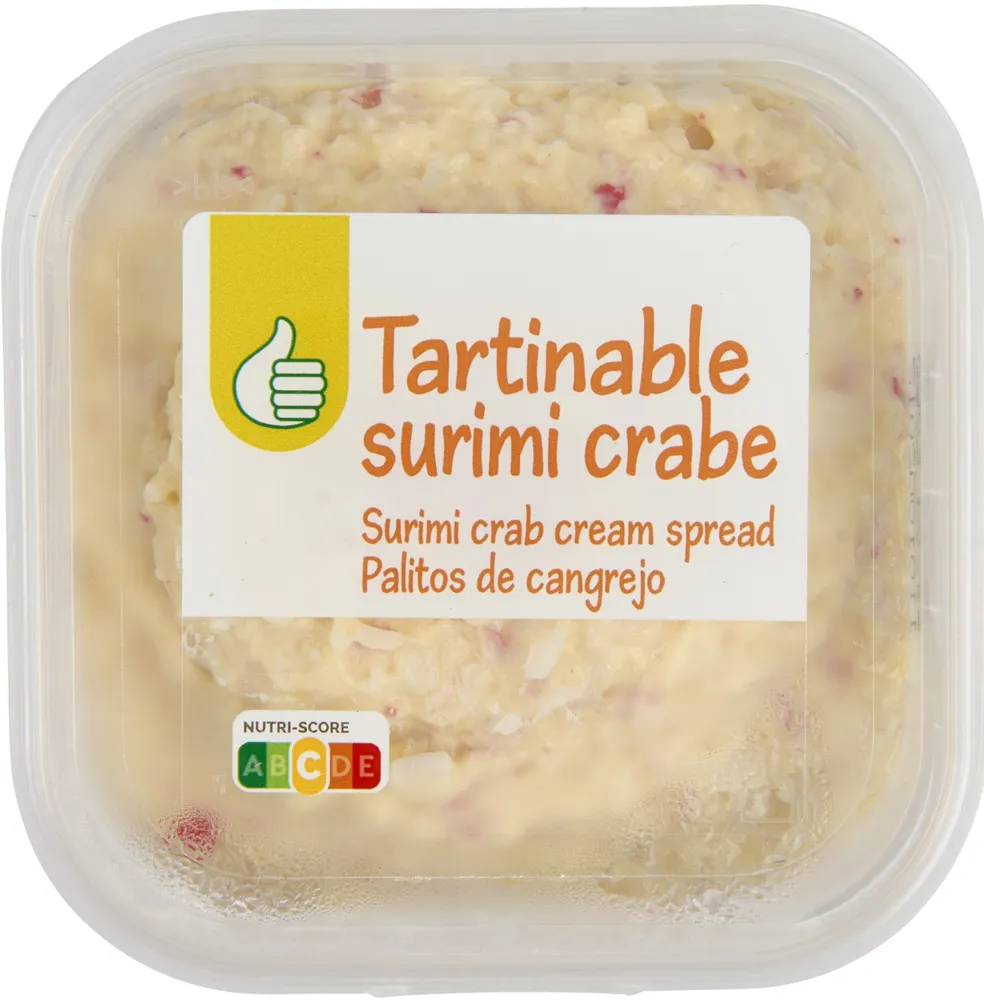 Tartinable surimi crabe