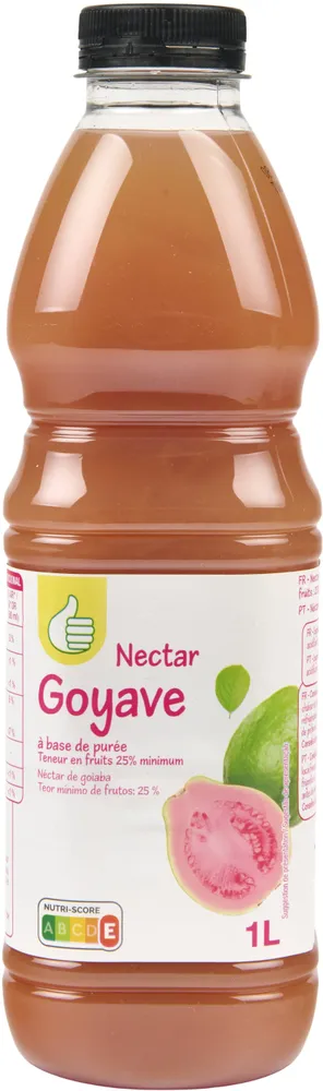 NECTAR DE GOYAVEA base de puréeTeneur en fruits 25% minimum