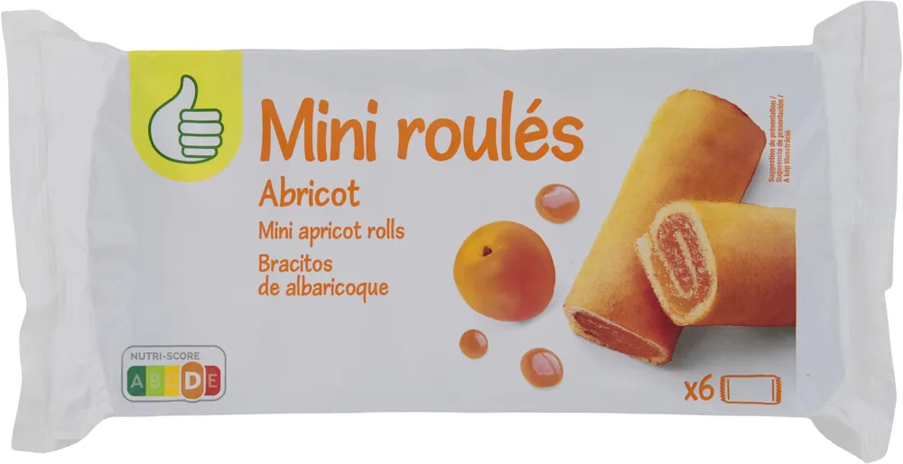 Mini roulé abricot