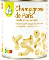 Champignons de Paris Pieds et Morceaux