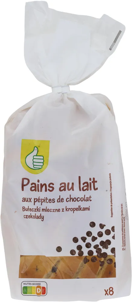 Pains au lait aux pépites de chocolat