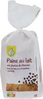 Pains au lait aux pépites de chocolat