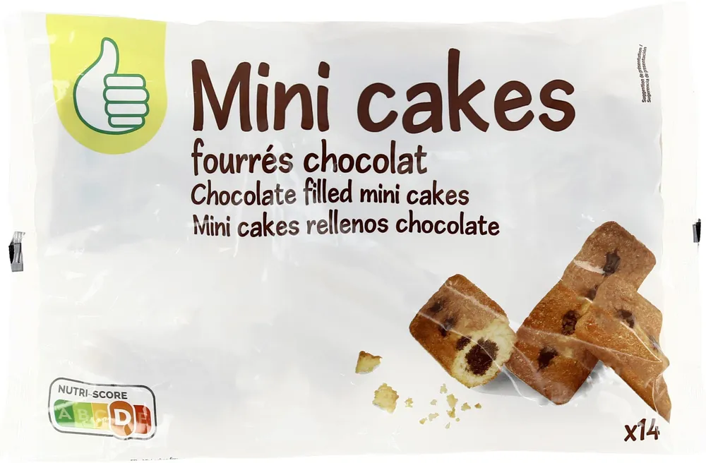 Mini cakes fourrés chocolat