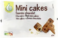 Mini cakes fourrés chocolat