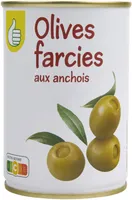 Olives vertes farcies aux anchois
