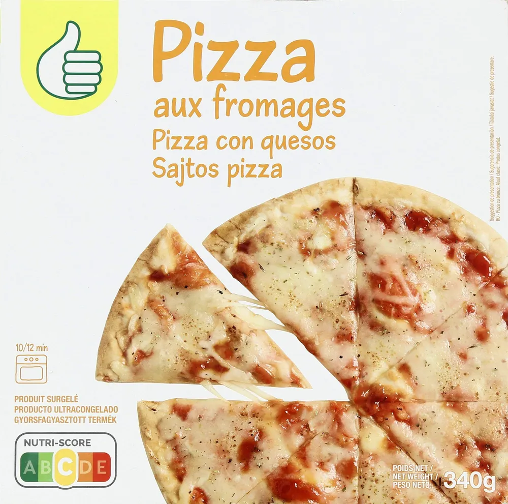 Pizza aux fromages