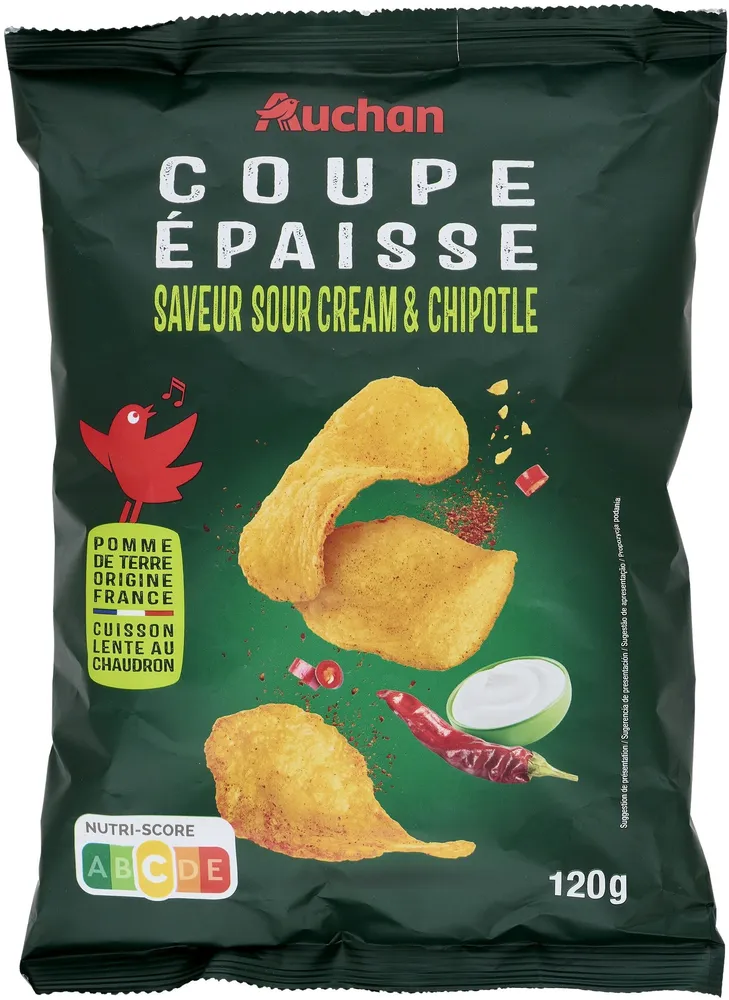 Chips saveur sour cream et chipotle
