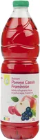 Boisson pomme cassis framboise