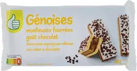 Génoises moelleuses goût chocolat