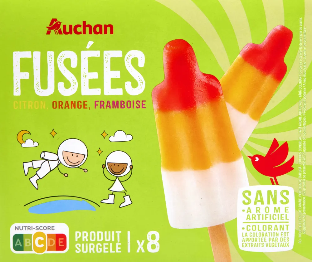 FUSEEScitron, orange, framboise