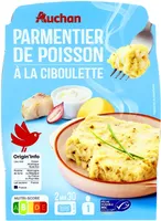 Auchan parmentier de poisson a la ciboulette 300g